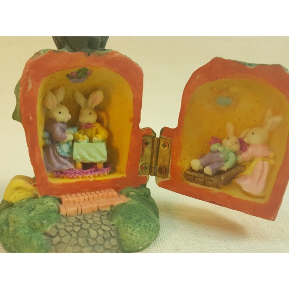 Flower & Apple Easter figures hidden homes KE270 - Picture 7 of 10